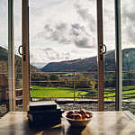 View from the holiday cottage in Beddgelert