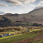 Perthi Holiday Cottages, Beddgelert - view from above cottages Perthi Holiday Cottages, Beddgelert - view from above cottages