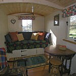 Rynys Campsite, Betws-y-Coed - Inside the Shepherds Hut Rynys Campsite, Betws-y-Coed - Inside the Shepherds Hut