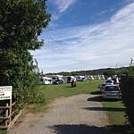 Sarnfaen Farm Campsite, Tal-y-Bont - entrance Sarnfaen Farm Campsite, Tal-y-Bont - entrance